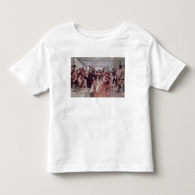T-shirt O almoço do artista escandinavo (Frente)