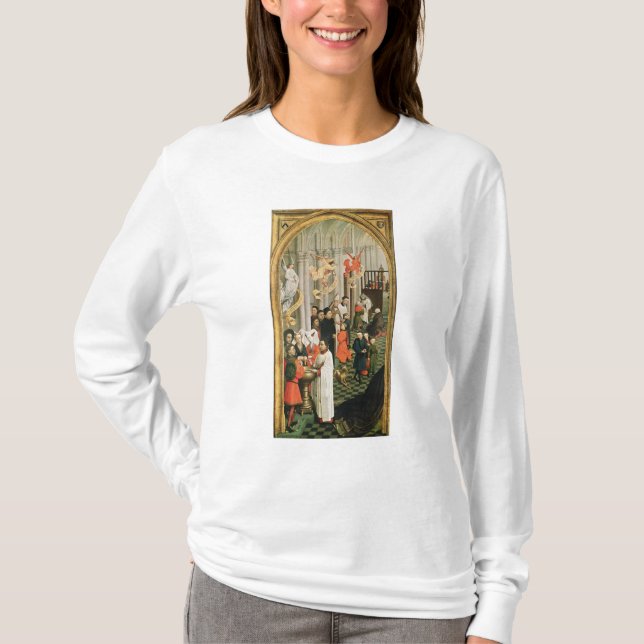 T-shirt O Altarpiece de sete sacramentos (Frente)