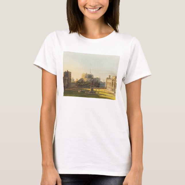 T-shirt O Alto Ward, o Castelo de Windsor, de "Royal Resid (Frente)