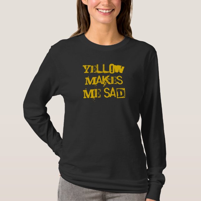 T-shirt O amarelo faz-me triste (Frente)