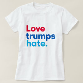 T-shirt O amor cai no ódio.