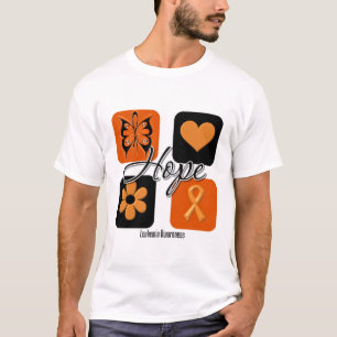 T-shirt O amor da esperança da leucemia inspira a