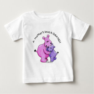 T-shirt O amor da mãe de Hippos-A é grandioso!
