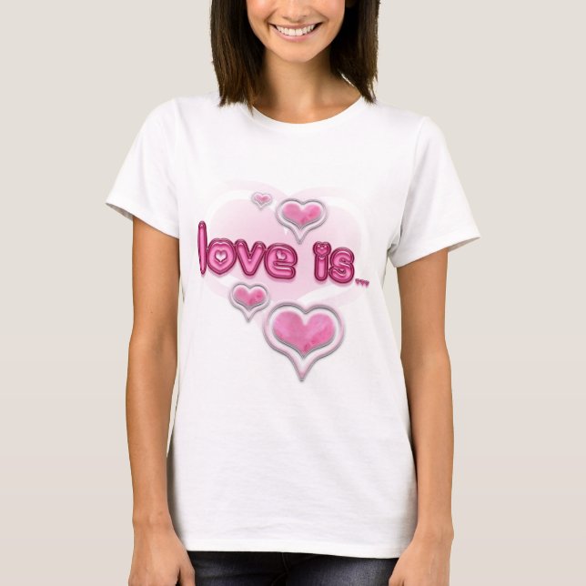 T-shirt O amor é... (Frente)