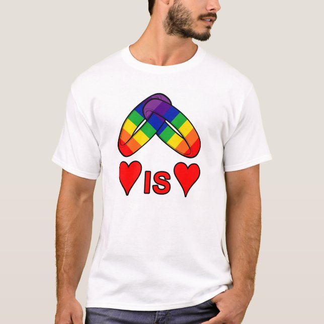 T-shirt O amor é amor (Frente)
