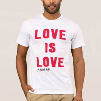 T-shirt O amor é amor