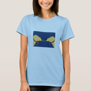 T-shirt O amor é dar e pegar. Stephen Huneck