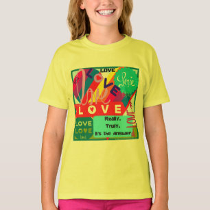 T-shirt O amor é o desordem da resposta