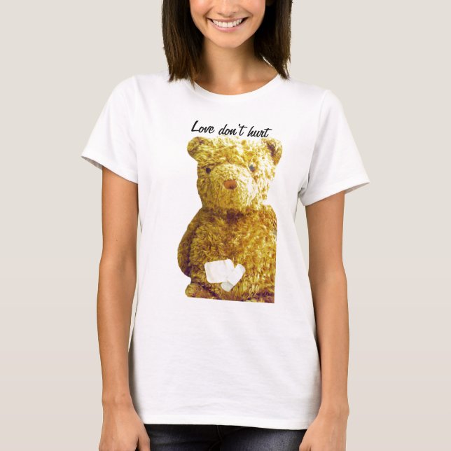 T-shirt O amor não dói. (Frente)