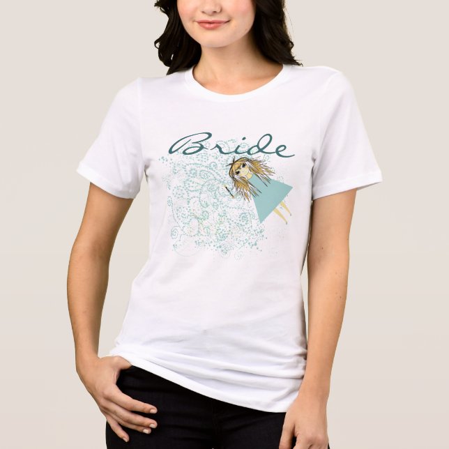 T-shirt O amor nos dá um Casamento Fada (Frente)