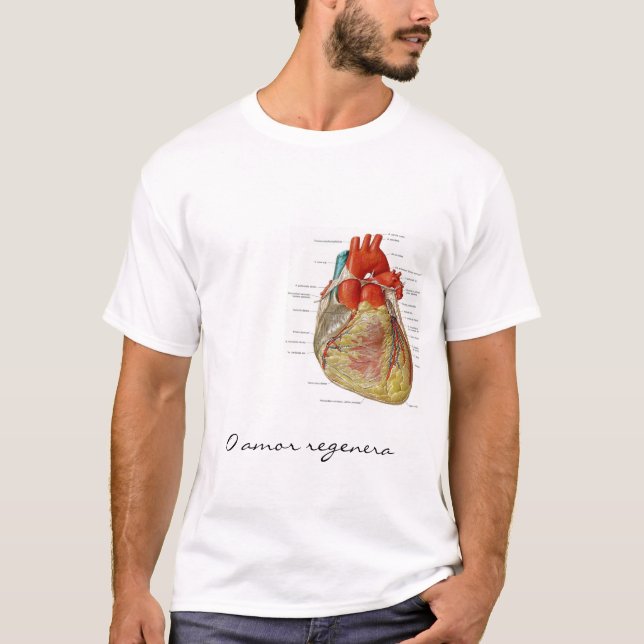 T-shirt O amor regenera (Frente)