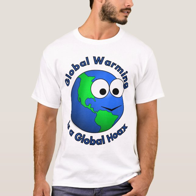 T-shirt O aquecimento global é um embuste global (Frente)