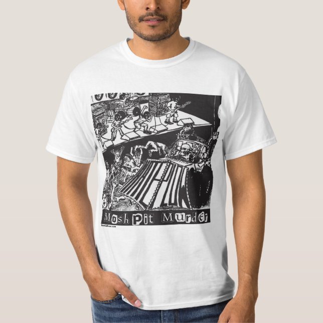 T-shirt O arado do ódio Mosh assassinato do poço (Frente)