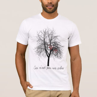 T-shirt O arbre o mais n'est do un do pas de Ceci
