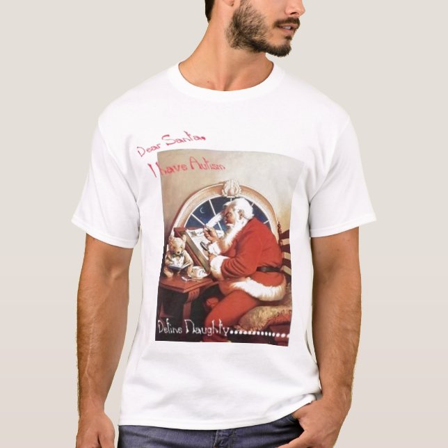 T-shirt O autismo define impertinente (Frente)
