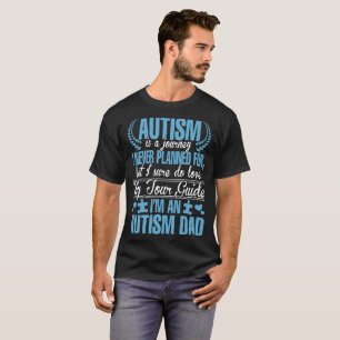 T-shirt O autismo é viagem que eu nunca me planeei sou pa