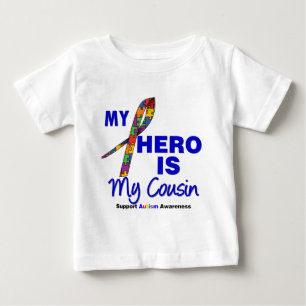 T-shirt O autismo meu herói é meu primo