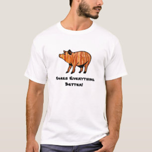 T-shirt O bacon faz tudo melhor!