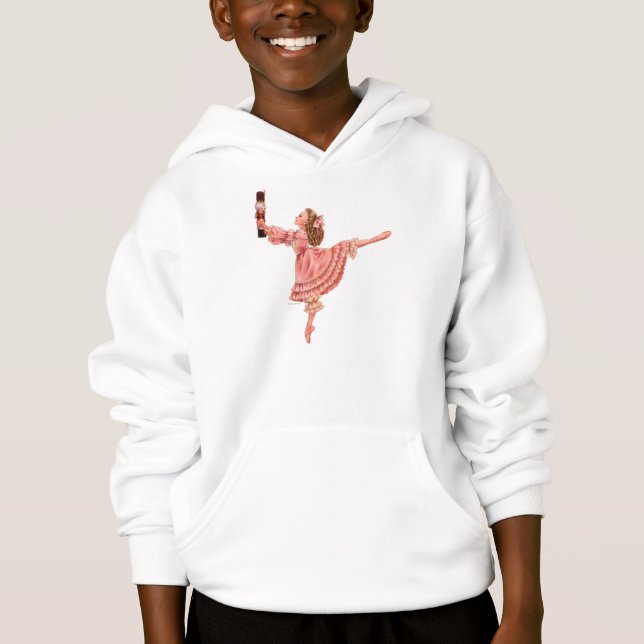 T-shirt O balé do Nutcracker caçoa o Hoodie (Frente)