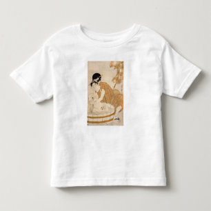 T-shirt O banho, período de Edo