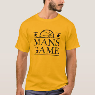 T-shirt O basquetebol é o jogo de um homem