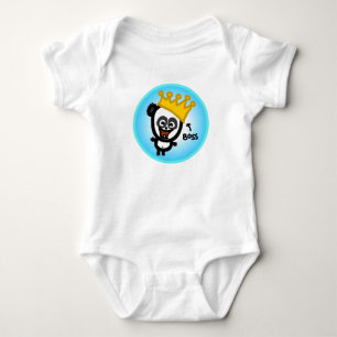 T-shirt O bebê animado - panda do chefe