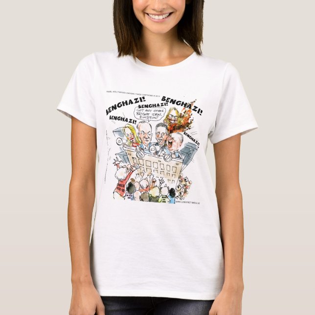 T-shirt O Benghazi Shuffle Engraçado (Frente)