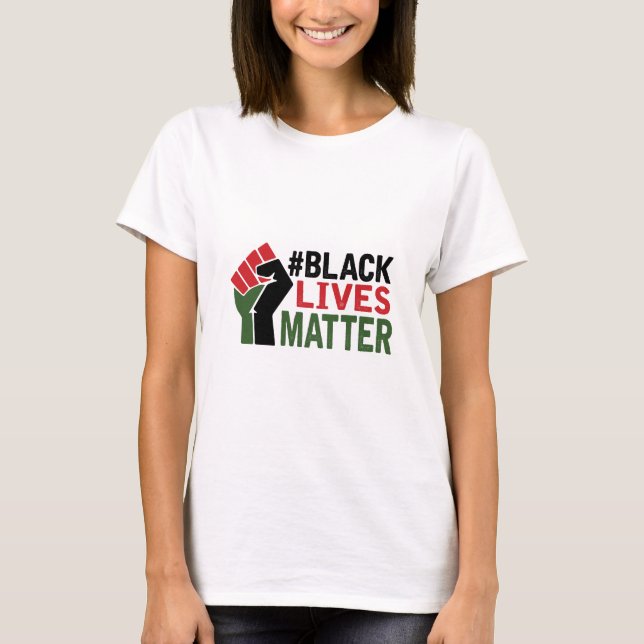 T-shirt O #Black vive matéria (Frente)