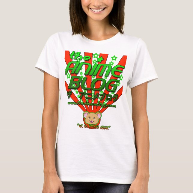 T-shirt O blogue t do Anime (Frente)