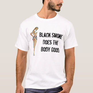 T-shirt o bodygood, fumo preto faz TheBody bom