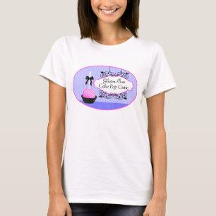 T-shirt O bolo estala o negócio do costume das sobremesas