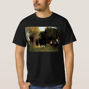 T-shirt O Bosque Sagrado por Arnold Bocklin, Arte Antiga