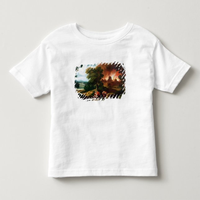 T-shirt O Burning de Troy (Frente)