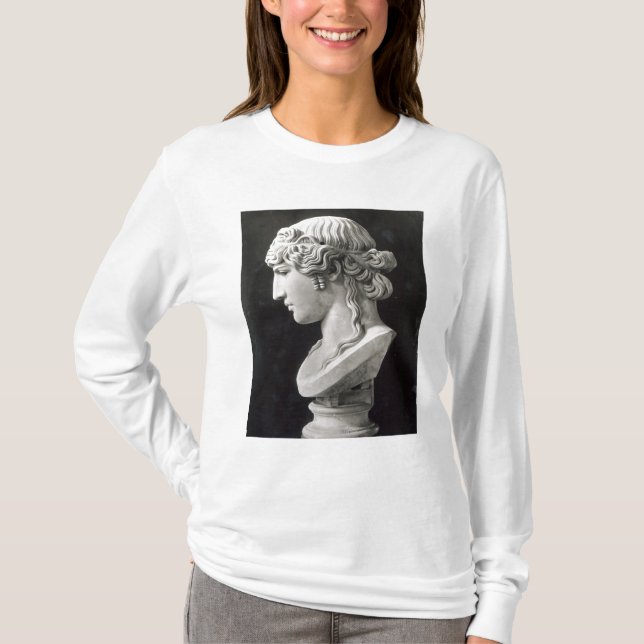 T-shirt O busto de Antinous chamou 'Antinous Mondragone (Frente)