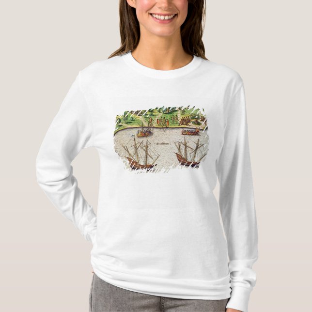 T-shirt O cabo de Florida e do rio do golfinho (Frente)
