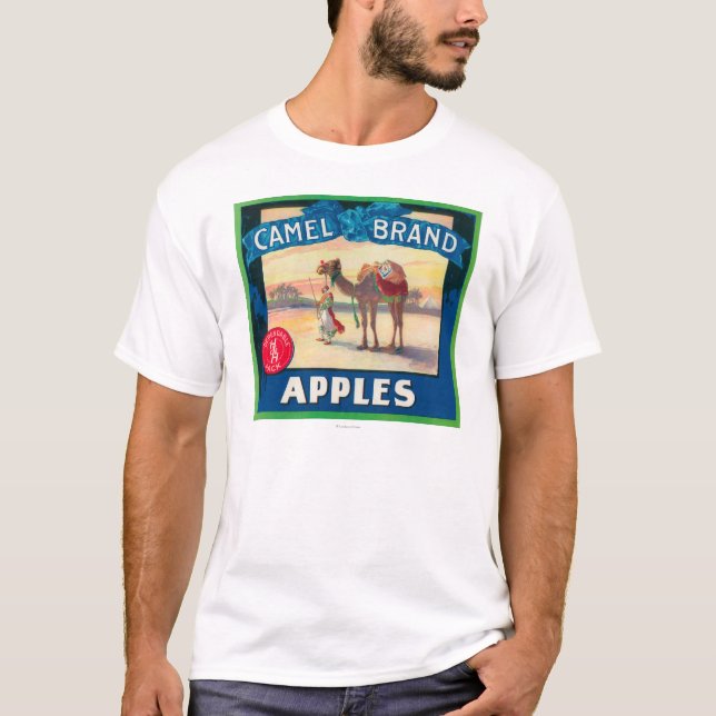 T-shirt O camelo Apple etiqueta - o estado de Washington (Frente)