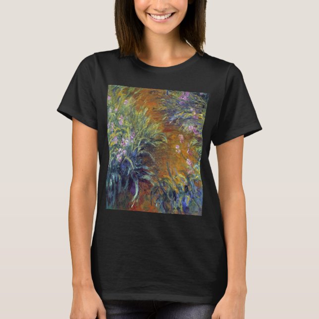 T-shirt O Caminho Através das Irrisões por Claude Monet (Frente)
