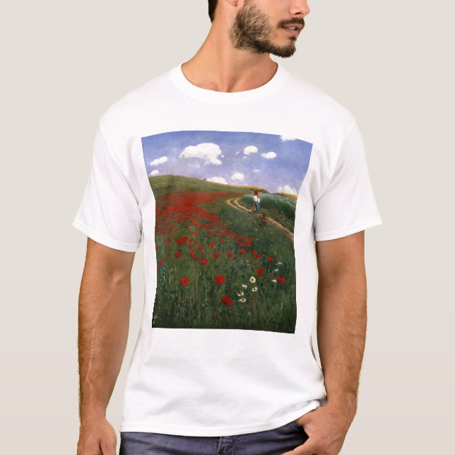 T-shirt O campo da papoila (Frente)