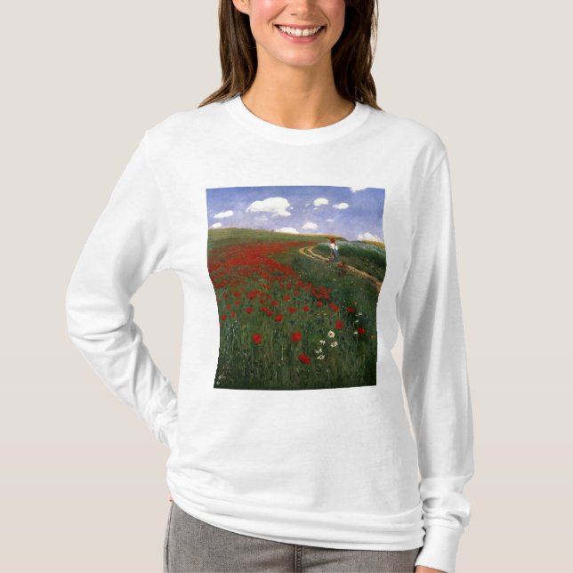 T-shirt O campo da papoila (Frente)