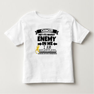 T-shirt O cancer de Neuroblastoma encontrou seu inimigo