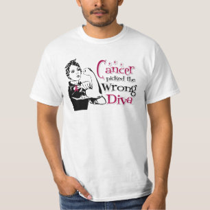 T-shirt O cancer do mieloma múltiplo escolheu a diva