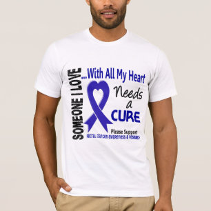 T-shirt O cancer retal precisa uma cura 3