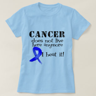 T-shirt O cancro do cólon não vive aqui Anymore