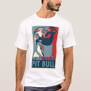 T-shirt O cão de América - PITBULL