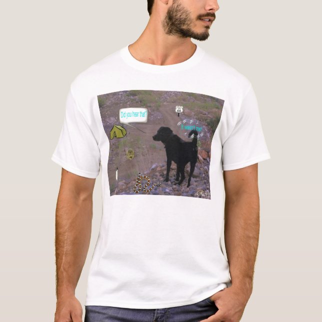 T-shirt O cão Fart (Frente)