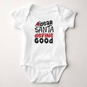 T-shirt O caro papai noel define o bom equipamento do beb