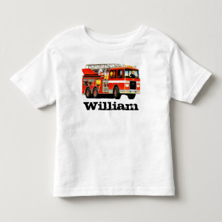 T-shirt O carro de bombeiros conhecido feito sob encomenda