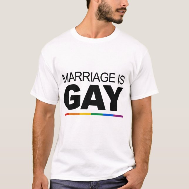 T-SHIRT O CASAMENTO É ALEGRE (Frente)