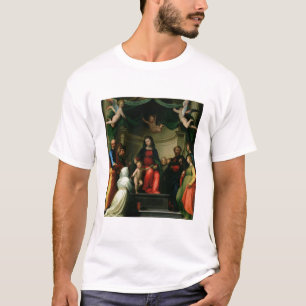 T-shirt O casamento místico de St. Catherine de Siena com
