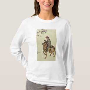 T-shirt O cavaleiro, detalhe do fac-símile de